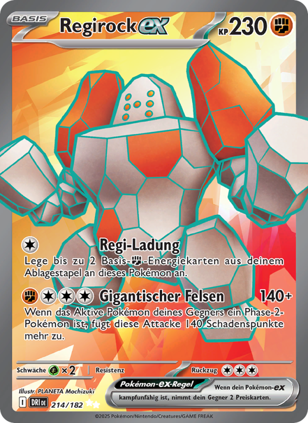 Regirock ex 214/182